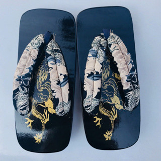 夏季 涼鞋 日本 男式 男款 cos 黑漆 方舟 木屐 拖鞋