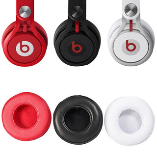 ぃ適用魔音Beats耳機套 混音師Mixr海綿套耳罩頭戴式耳機皮耳套小羊皮耳麥套防掉皮耳機配件