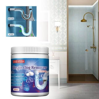 Jue-Fish drain cleaning tablets, kitchen and bathroom pipe c