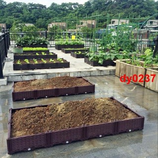 訂金 加厚陽臺種菜盆家庭特大花盆塑膠蔬菜種植箱長方形可種葡萄果樹