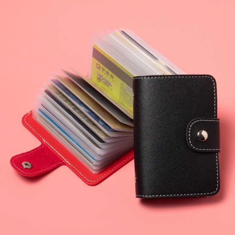 🔥熱銷產品🔥防消磁卡包女小超薄可愛韓版卡套多卡位男士卡包女式證件包名片包卡夾 信用卡收納 卡片夾卡夾包 卡片包 信用卡包