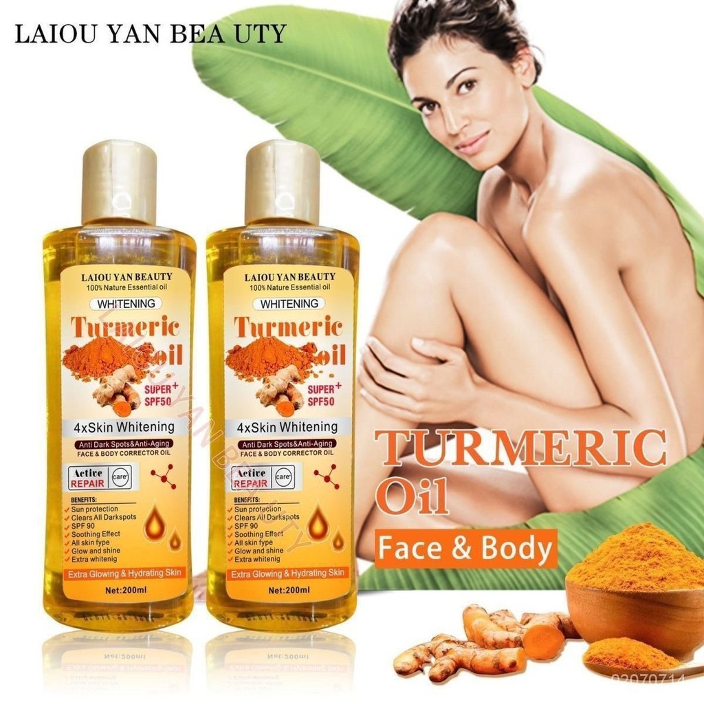 Turmeric Remove Dark Spots Essential Oil for Women Mor薑黃油