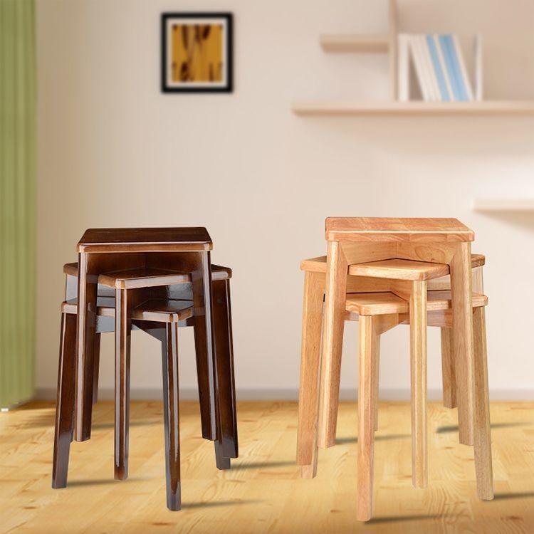 🔥臺灣發貨灬🔥實木方凳凳子傢用小闆凳木闆凳四方凳餐廳飯桌餐椅成人折疊椅子