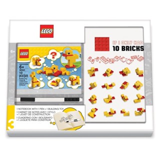 LEGO 經典黃色鴨子筆記本(附組裝顆粒包)【必買站】樂高文具系列