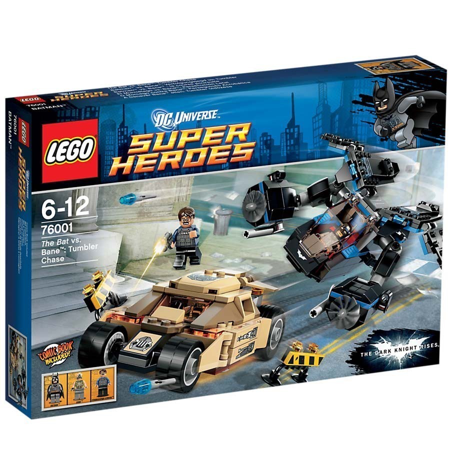 LEGO 76001 黑暗騎士VS班恩 蝙蝠車 超級英雄系列【必買站】樂高盒組