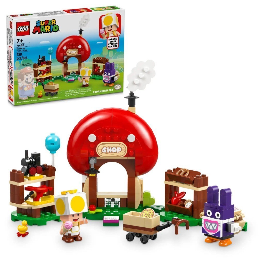 LEGO 71429 偷天兔和奇諾比奧商店 樂高® Super Mario系列【必買站】樂高盒組