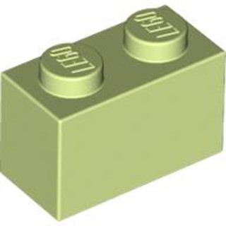 LEGO零件 基本磚 1x2 黃綠色 3004 6104578【必買站】樂高零件