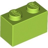 LEGO零件 基本磚 1x2 3004 萊姆綠 4164022【必買站】樂高零件