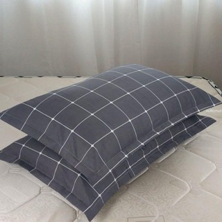 🎉枕頭套 純棉枕套一對100%全棉加厚成人大號50X80單人兒童小號枕頭套48X74