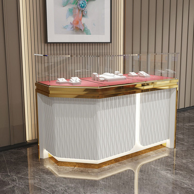 工業風 北歐風 傢具珠寶展示櫃 烤漆現代黃金首飾櫃 玻璃櫃 臺商用手表玉器 飾品展櫃訂製