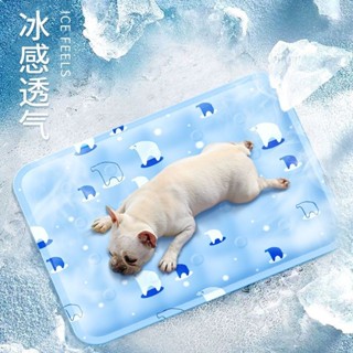 寵物冰墊涼墊加厚涼席墊子狗窩夏天貓咪睡墊降溫凝膠耐咬夏季用品