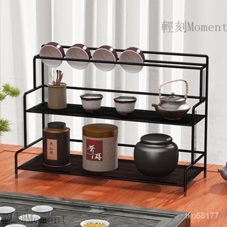 茶架 茶杯架 博古架 展示架 杯架 茶具架 古玩架 茶臺 茶杯瀝水架 茶壺展示架 茶具收納架 茶壺架 桌麵博古架茶杯架子