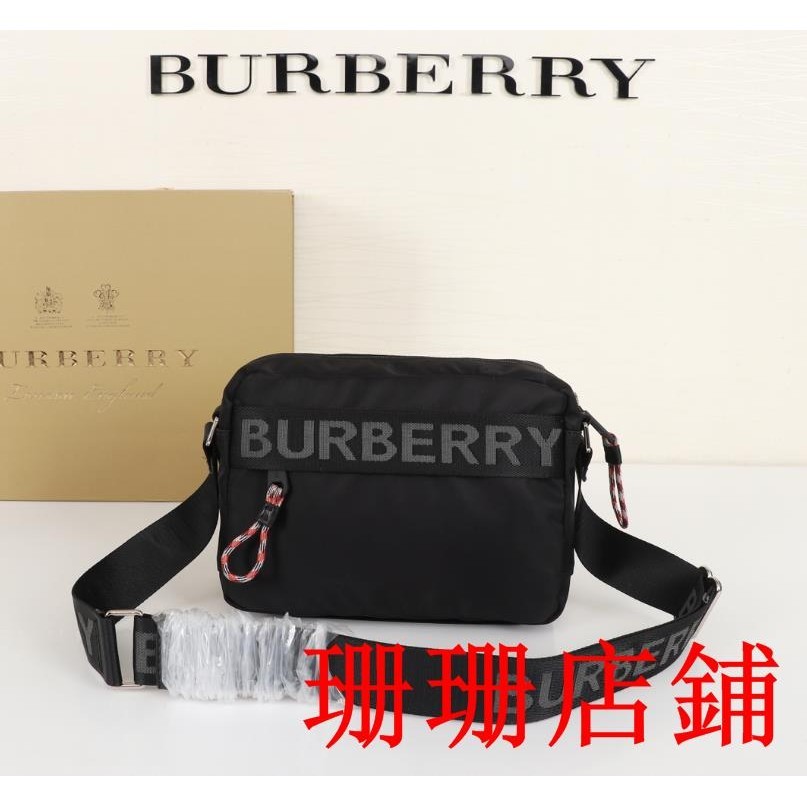 珊珊二手/巴寶莉 Burberry斜挎包男 男士單肩包 郵差包斜跨包斜背包側背包男生包包男包防水休閒包