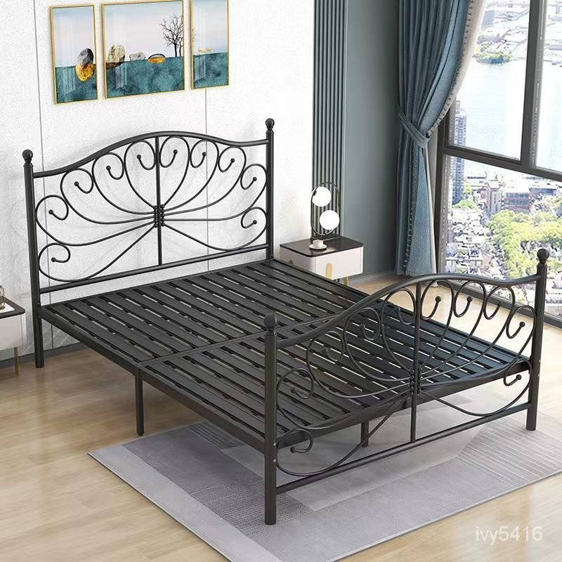 床架✨ 雙人床架 現代床架 單人床架 雙人床架 歐式床 鐵架床架雙人 單人床 鐵藝床架 鐵藝床 鐵床