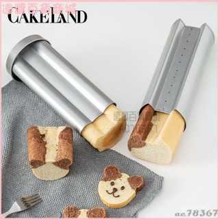 可開發票日本進口Cakeland卡通吐司模具兒童可愛貓咪小熊造型吐司烘焙工具 蛋糕模具 造型模具 烘焙模具 烘焙用具