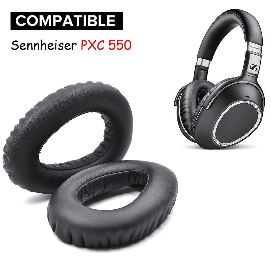 ✲森海PXC550替換耳罩適用於 Sennheiser MB660 和 PXC 550 無線藍芽降噪耳機 一對裝