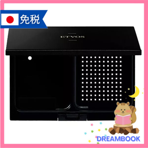 日本 ETVOS 礦物粉餅專用黑盒