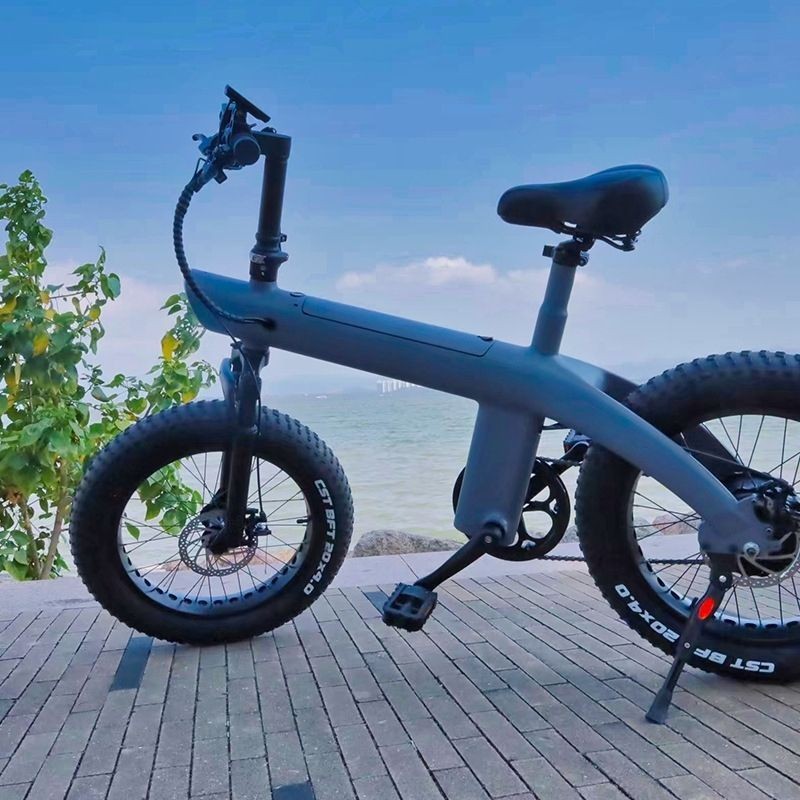 【臺灣專供】新款山地電動腳踏車Q3越野助力變速電動車成人可折迭大功率代步車