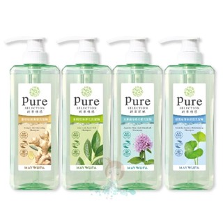 美吾髮 純萃植感洗髮精 500ml 積雪草保水修護 薑根強健養髮 茶樹控油淨化 水薄荷涼感去屑【美麗密碼】