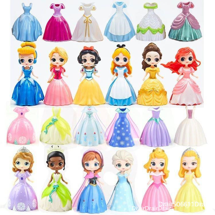 換裝換衣愛莎公主白雪公主冰雪奇緣女孩生日禮物娃娃玩具芭比娃娃 NTYX80180