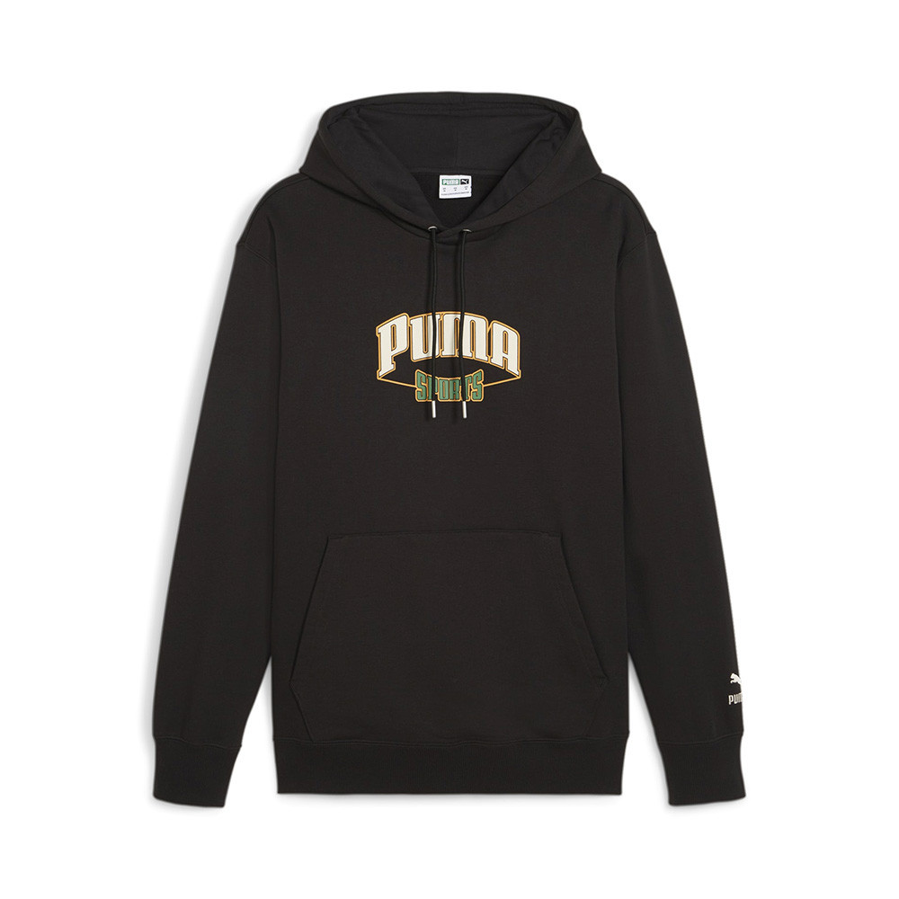 Puma 流行系列 P.Team Fanbase 男款 黑色 休閒 帽T 上衣 長袖 62439601