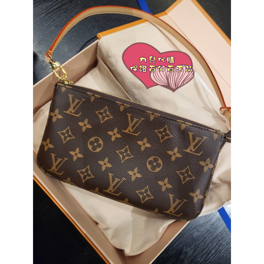 精品 LV 路易威登 Monogram 帆布 M40712 麻將包 配飾包 單肩包 腋下包 手提包