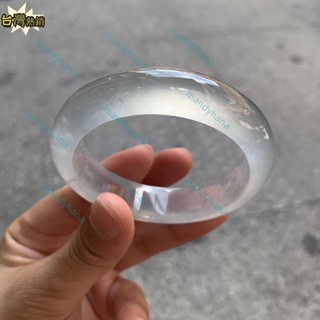台灣熱銷冰種飄花手鐲天然 正品玻璃種玉手鐲玉鐲子