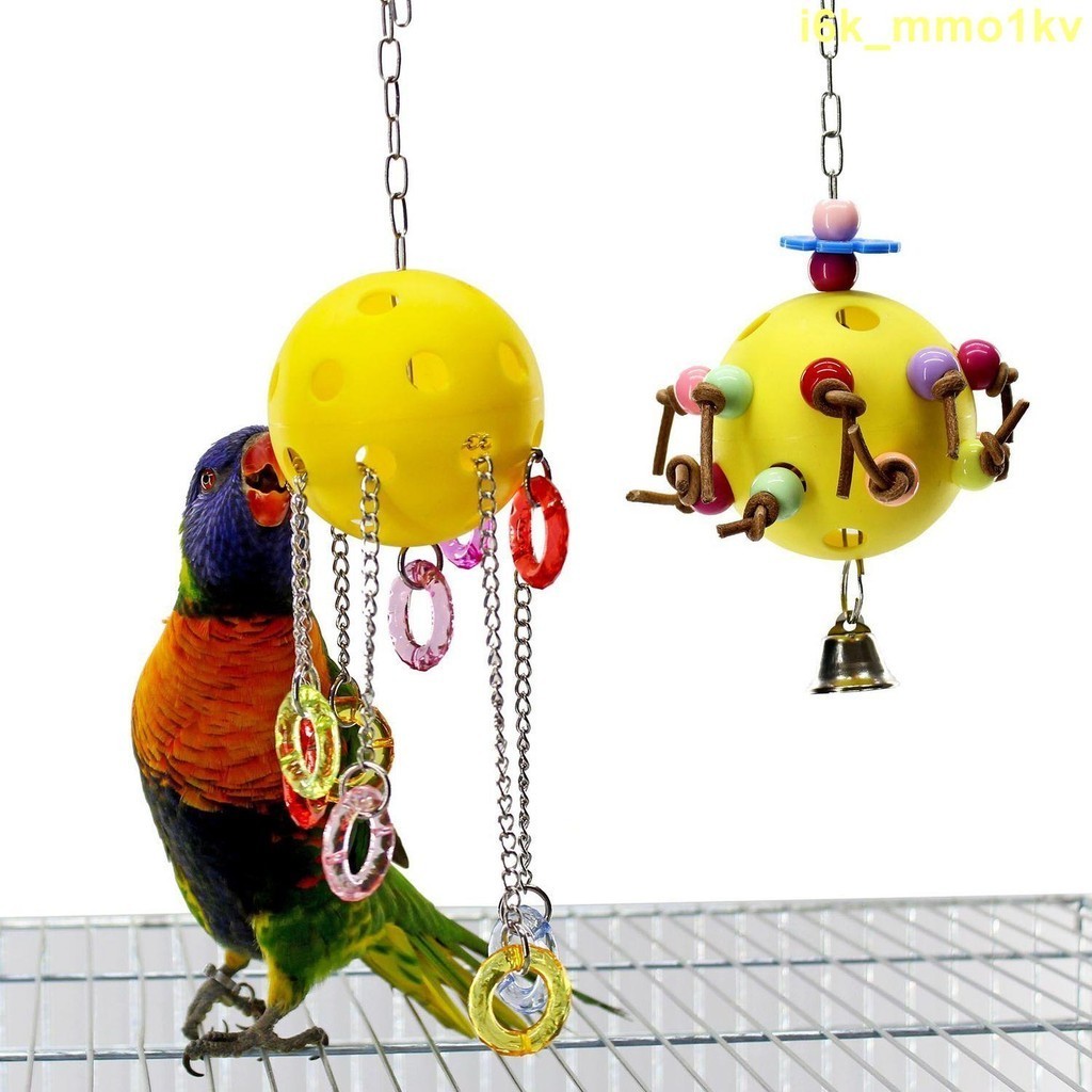 鸚鵡鳥籠鳥架解壓玩具彩色球啃咬益智互動小太陽和尚牡丹喜濤貝貝屋
