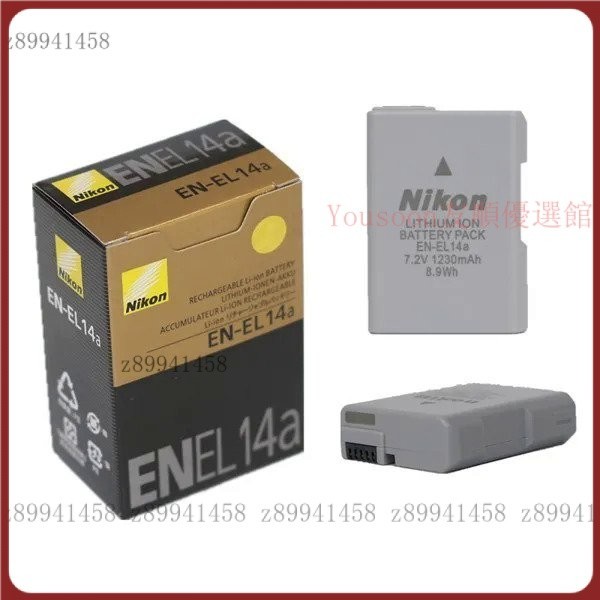 【台灣優選】Nikon EN-EL14A電池MH-24充電器P7100 P7700 P7800 D5300 D3200