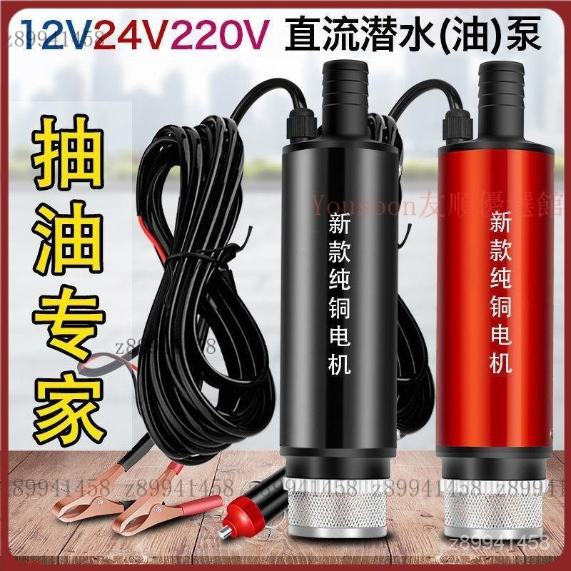 【台灣優選】不燒機抽水機 電動抽油器12v柴油抽油泵24v抽油機220v家用抽水泵小型油抽子大全 3RMC