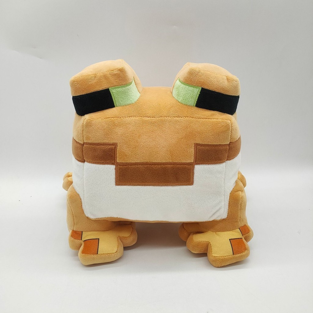 跨境新品Minecraft Frog Pillow 青蛙 毛絨玩具公仔玩偶