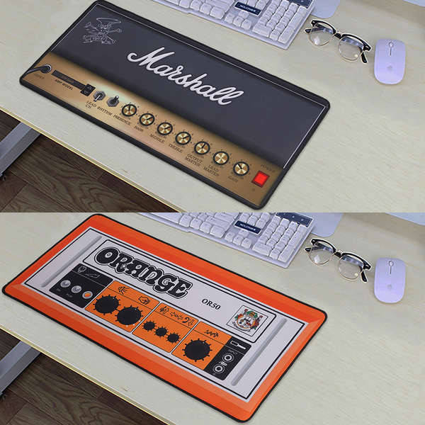 ✾馬歇爾音箱鼠標墊個性搖滾電吉他橘子音箱orange鼠標墊桌