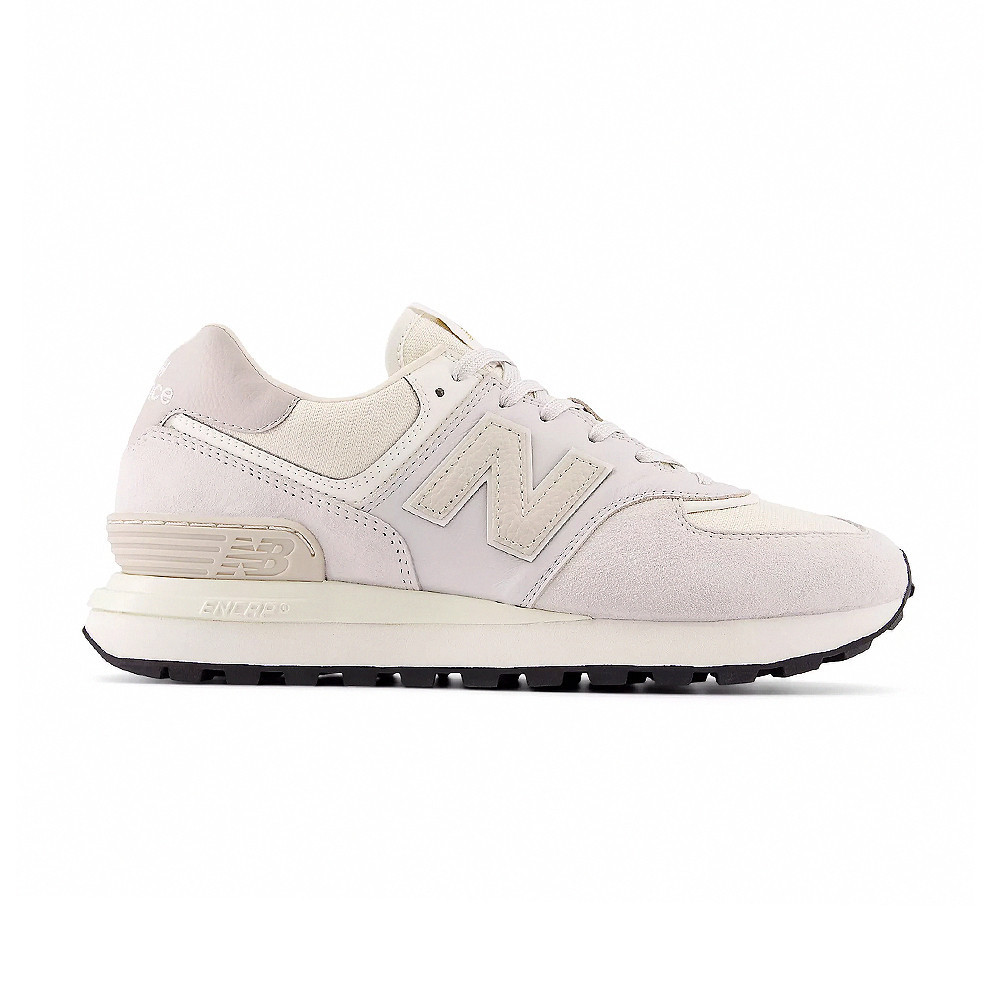 New Balance 男鞋 女鞋 米灰色 運動 網布 麂皮 拼接 休閒鞋 U574LGWD