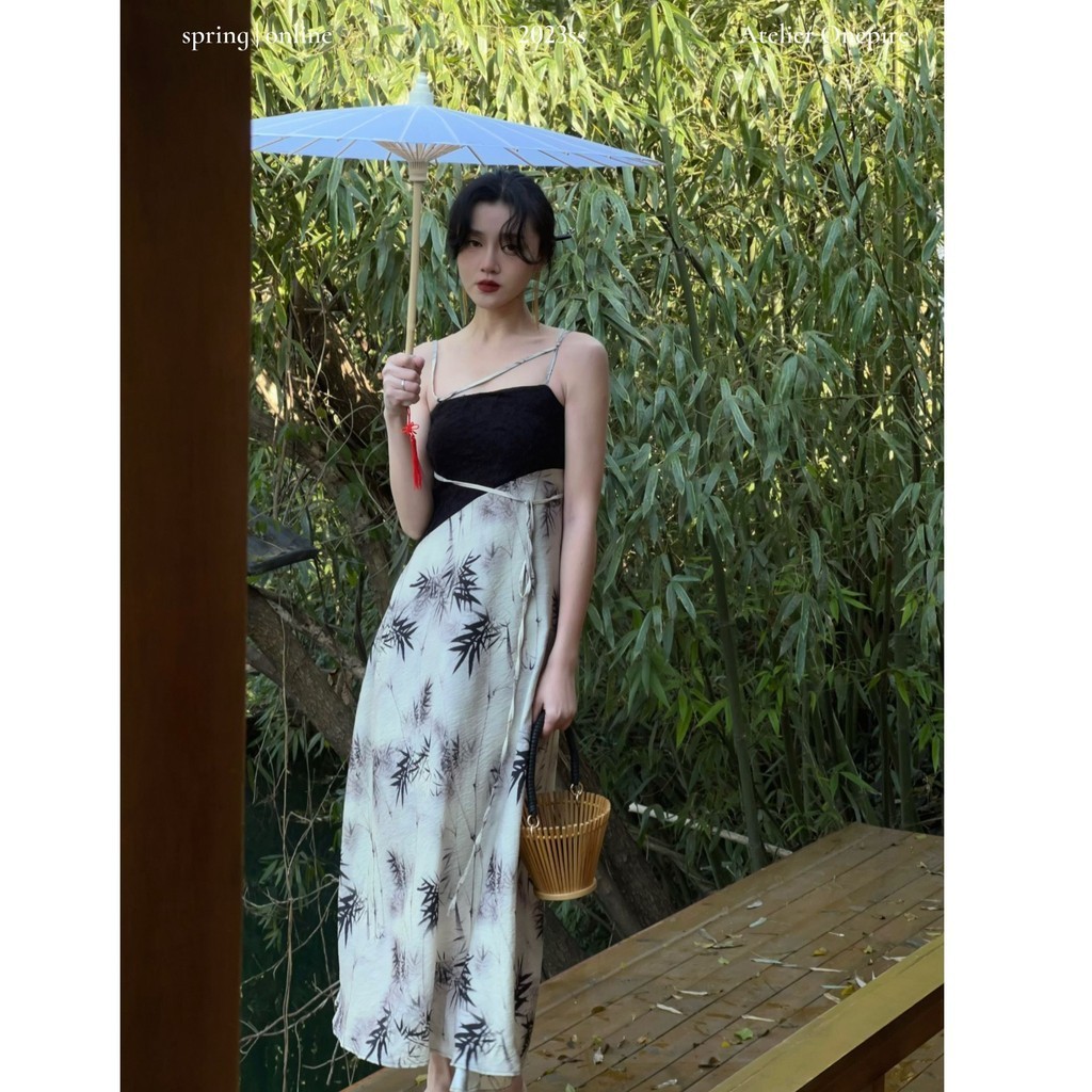 Atelier Onepire| bamboo ode|《竹枝詞》新中式兩件套連衣裙