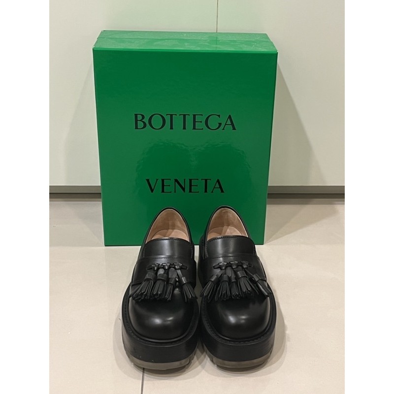Bottega Veneta [二手] 流蘇冰底厚底樂福鞋🧊Tassels Loafers on high sole
