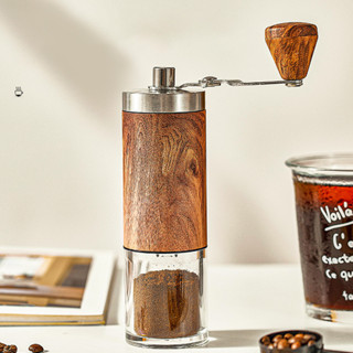 手搖咖啡豆研磨機 咖啡豆研磨機磨豆機 手搖磨豆機 咖啡研磨器 傢用手搖便攜式咖啡研磨機不銹鋼手磨咖啡機器具小型咖啡磨豆機
