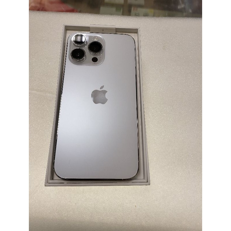 apple iphone14 pro max 256G 9.5成新盒裝完整 銀白色