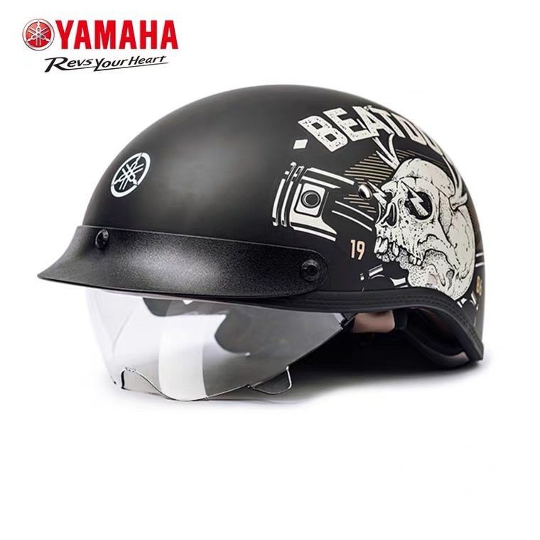 特惠暢銷⌓‿⌓YAMAHA雅馬哈摩托車踏板頭盔電動車輕便安全帽3C認證夏季⌓‿⌓特惠暢銷