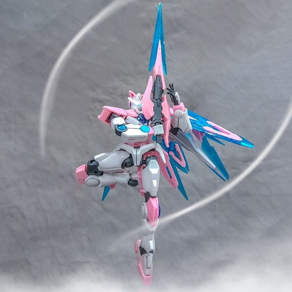 熱銷💖新品銀河精工拚裝模型HGBF 049 1/144 00q西亞量子型粉貓耳送水貼