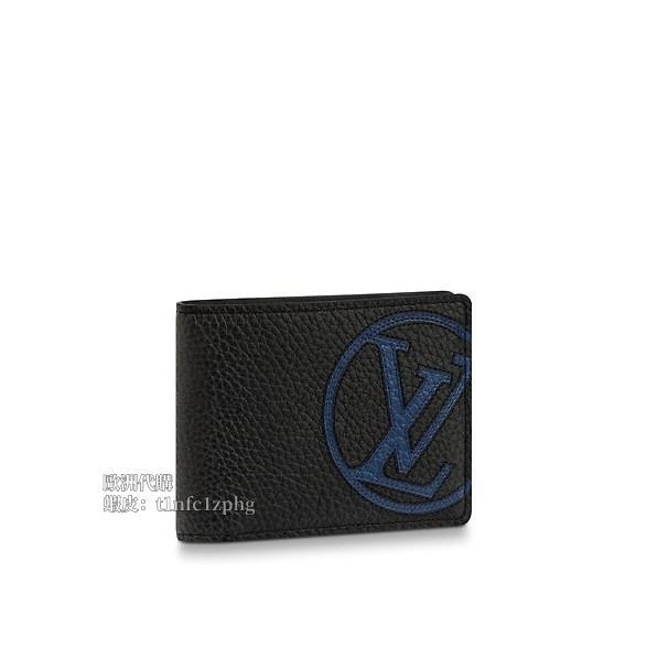 法國代購 LV 錢包 對折短夾 MULTIPLE 錢包 M67766 男士 大logo 限量 現貨