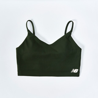 New Balance 女 深綠色 NB 運動 訓練 瑜珈 細肩帶 支撐 運動內衣 WB41030KOU