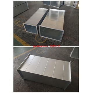 共板法蘭風管矩形風管角鐵法蘭風管方形排煙方形不繡鋼管鍍鋅風管