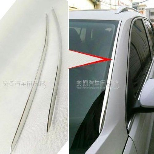 【TITUAN專用】VW/福斯 10-16老款途觀前擋飾條擋風玻璃壓條不銹鋼裝飾亮條車窗改裝改裝 裝飾 配件