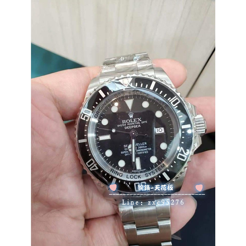 勞力士 116660 Deepsea 水鬼王 Rolex 水鬼 黑水鬼 停產腕錶