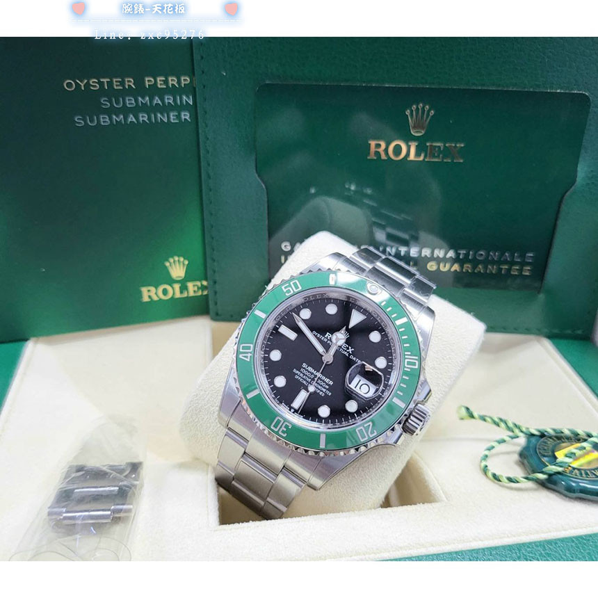 Rolex 勞力士 126610Lv 綠水鬼 41Mm 3235 星巴克 陶瓷圈 21年 99新腕錶