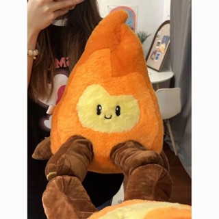 ✨桃園出貨✨抖音同款艾斯德小炭火公仔火苗精靈毛絨玩具超軟抱枕節日生日禮物