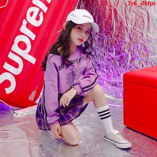 大麥熱銷六一兒童爵士舞服裝女童街舞套裝表演服少兒嘻哈衣服hiphop露肚潮