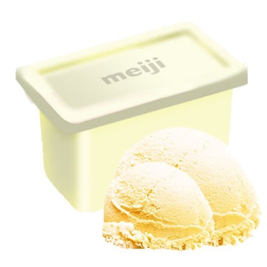 meiji 明治冰淇淋-香草(一加侖盒裝)【滿999免運 限台北、新北、桃園】(團購/活動)