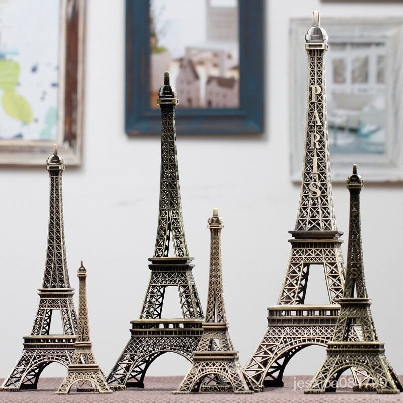 台灣熱賣法國旅遊紀念品艾菲爾鐵塔模型巴黎埃菲爾鐵塔擺件 歐洲建築模型