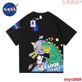 台湾爆款超人力霸王衣服 NASA聯名男女童短袖t恤純棉夏季卡通兒童奧特曼中大童親子裝衣服